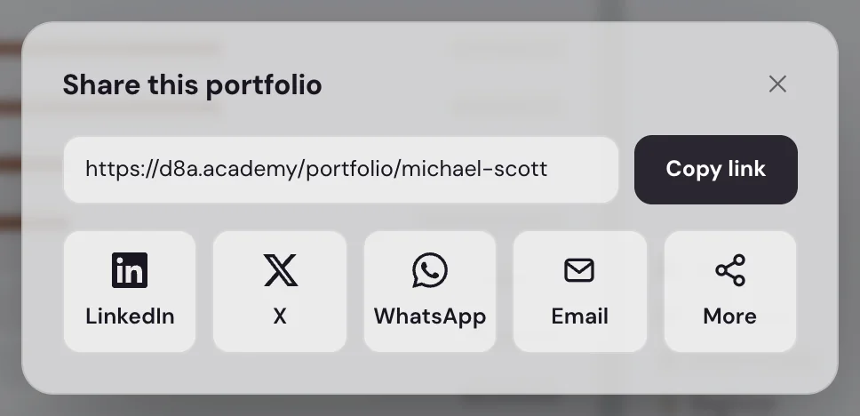 Copy the link, or share it to LinkedIn, X, WhatsApp or email.